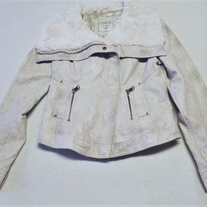Ladies Guess Faux Leather Moto Jacket